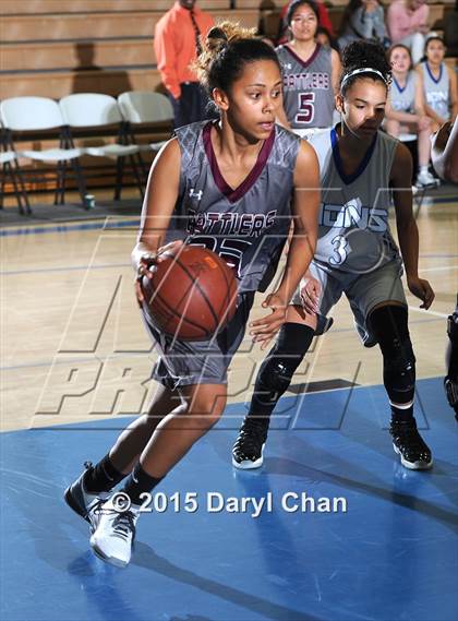 Thumbnail 1 in Cathedral City vs. Rancho Mirage (MaxPreps Holiday Classic) photogallery.
