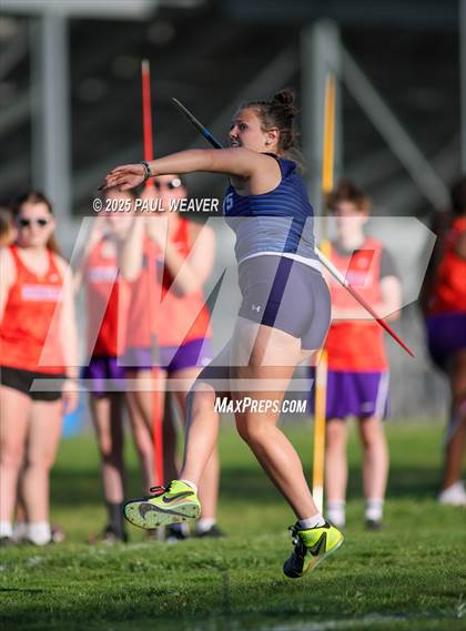 Thumbnail 2 in Danville, Meadowbrook Christian, Central Columbia (Girls Javelin) photogallery.