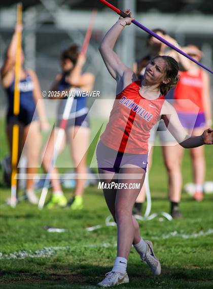 Thumbnail 2 in Danville, Meadowbrook Christian, Central Columbia (Girls Javelin) photogallery.