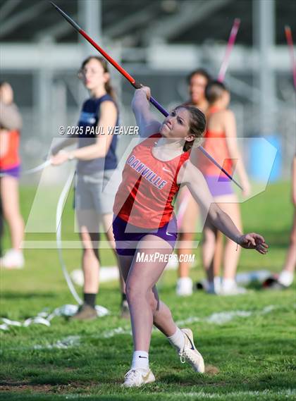Thumbnail 3 in Danville, Meadowbrook Christian, Central Columbia (Girls Javelin) photogallery.