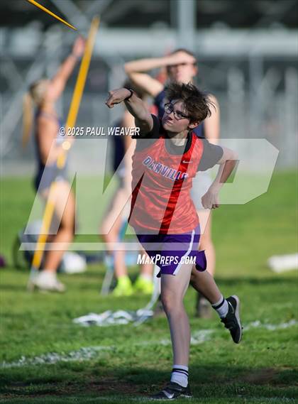 Thumbnail 2 in Danville, Meadowbrook Christian, Central Columbia (Girls Javelin) photogallery.