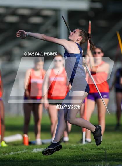 Thumbnail 1 in Danville, Meadowbrook Christian, Central Columbia (Girls Javelin) photogallery.