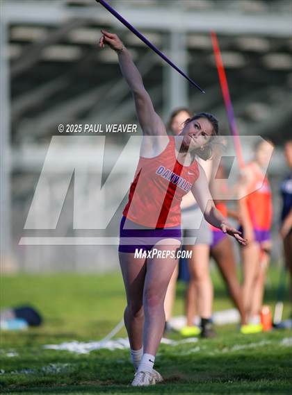 Thumbnail 3 in Danville, Meadowbrook Christian, Central Columbia (Girls Javelin) photogallery.