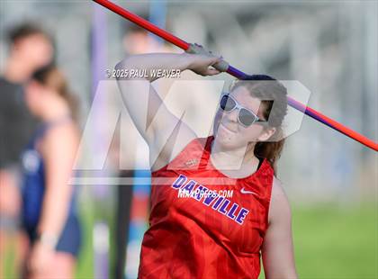 Thumbnail 2 in Danville, Meadowbrook Christian, Central Columbia (Girls Javelin) photogallery.