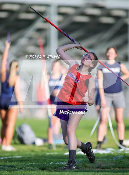 Thumbnail 1 in Danville, Meadowbrook Christian, Central Columbia (Girls Javelin) photogallery.