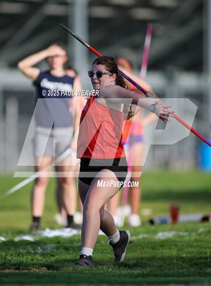Thumbnail 1 in Danville, Meadowbrook Christian, Central Columbia (Girls Javelin) photogallery.