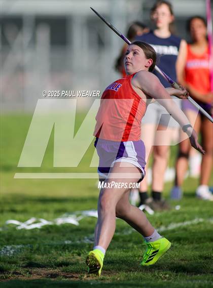 Thumbnail 1 in Danville, Meadowbrook Christian, Central Columbia (Girls Javelin) photogallery.