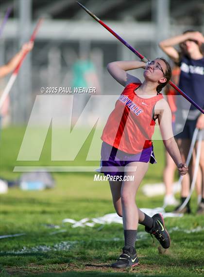 Thumbnail 2 in Danville, Meadowbrook Christian, Central Columbia (Girls Javelin) photogallery.