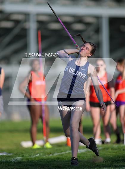 Thumbnail 2 in Danville, Meadowbrook Christian, Central Columbia (Girls Javelin) photogallery.