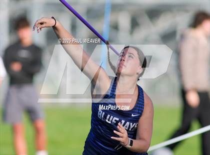 Thumbnail 3 in Danville, Meadowbrook Christian, Central Columbia (Girls Javelin) photogallery.