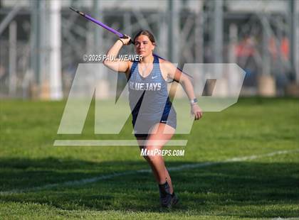 Thumbnail 3 in Danville, Meadowbrook Christian, Central Columbia (Girls Javelin) photogallery.