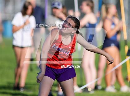 Thumbnail 2 in Danville, Meadowbrook Christian, Central Columbia (Girls Javelin) photogallery.