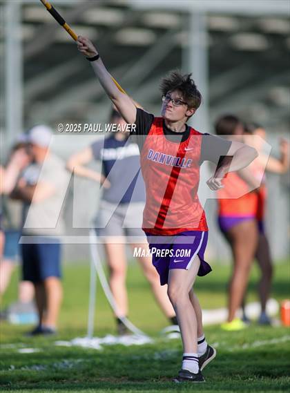 Thumbnail 1 in Danville, Meadowbrook Christian, Central Columbia (Girls Javelin) photogallery.
