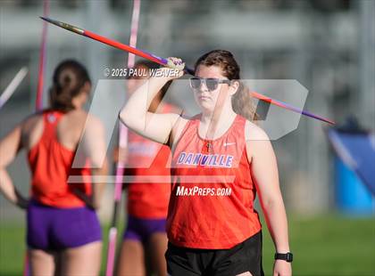 Thumbnail 3 in Danville, Meadowbrook Christian, Central Columbia (Girls Javelin) photogallery.