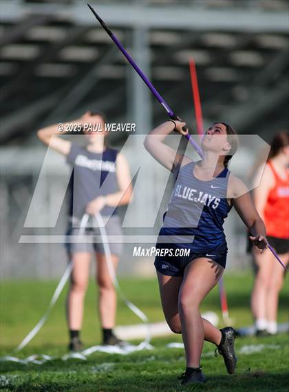 Thumbnail 3 in Danville, Meadowbrook Christian, Central Columbia (Girls Javelin) photogallery.