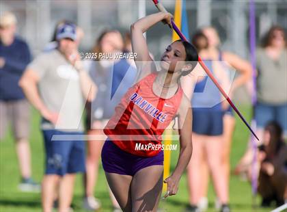Thumbnail 1 in Danville, Meadowbrook Christian, Central Columbia (Girls Javelin) photogallery.