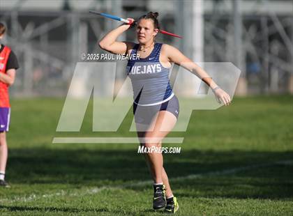 Thumbnail 2 in Danville, Meadowbrook Christian, Central Columbia (Girls Javelin) photogallery.