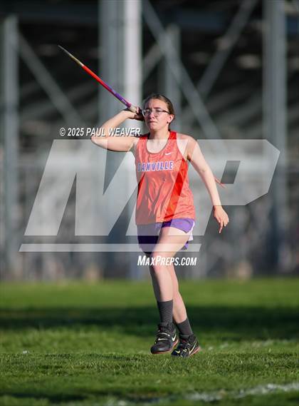Thumbnail 2 in Danville, Meadowbrook Christian, Central Columbia (Girls Javelin) photogallery.