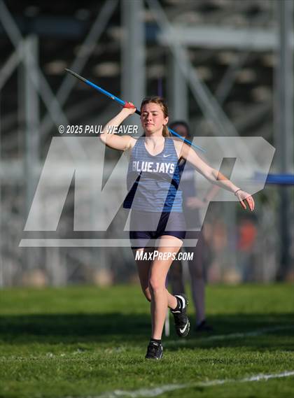 Thumbnail 2 in Danville, Meadowbrook Christian, Central Columbia (Girls Javelin) photogallery.