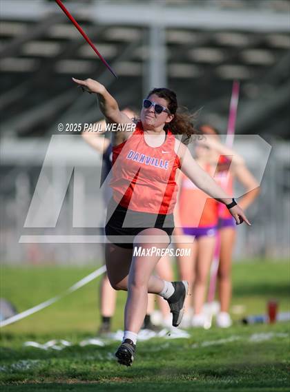 Thumbnail 3 in Danville, Meadowbrook Christian, Central Columbia (Girls Javelin) photogallery.