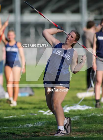 Thumbnail 1 in Danville, Meadowbrook Christian, Central Columbia (Girls Javelin) photogallery.