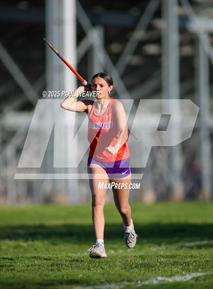 Thumbnail 3 in Danville, Meadowbrook Christian, Central Columbia (Girls Javelin) photogallery.