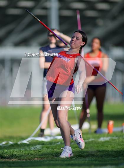 Thumbnail 3 in Danville, Meadowbrook Christian, Central Columbia (Girls Javelin) photogallery.