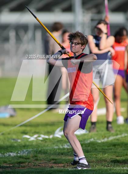 Thumbnail 2 in Danville, Meadowbrook Christian, Central Columbia (Girls Javelin) photogallery.
