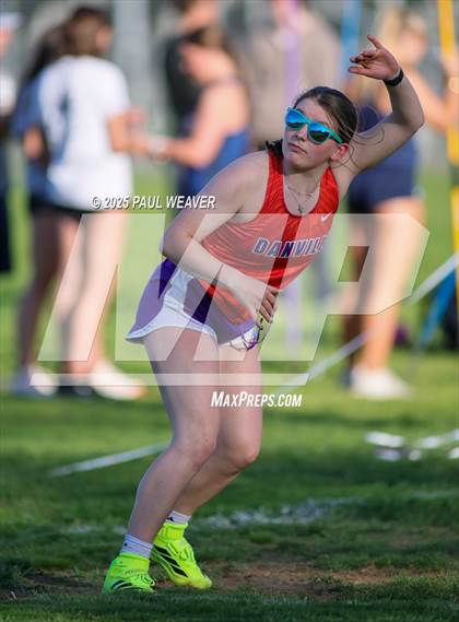 Thumbnail 2 in Danville, Meadowbrook Christian, Central Columbia (Girls Javelin) photogallery.
