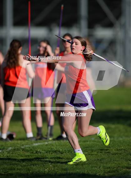 Thumbnail 1 in Danville, Meadowbrook Christian, Central Columbia (Girls Javelin) photogallery.