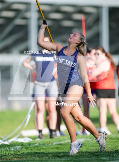 Thumbnail 3 in Danville, Meadowbrook Christian, Central Columbia (Girls Javelin) photogallery.