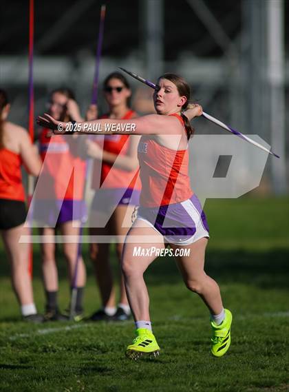 Thumbnail 3 in Danville, Meadowbrook Christian, Central Columbia (Girls Javelin) photogallery.