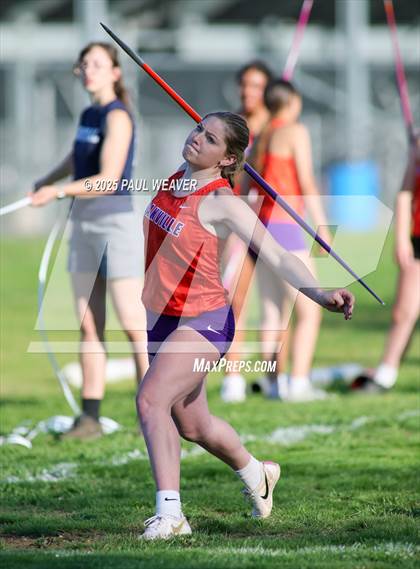Thumbnail 2 in Danville, Meadowbrook Christian, Central Columbia (Girls Javelin) photogallery.