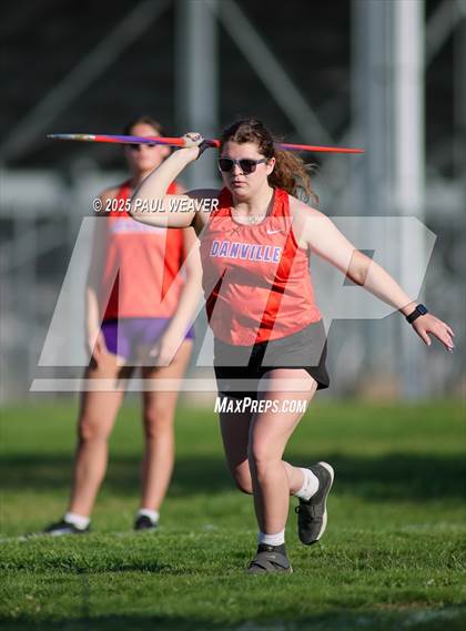 Thumbnail 3 in Danville, Meadowbrook Christian, Central Columbia (Girls Javelin) photogallery.