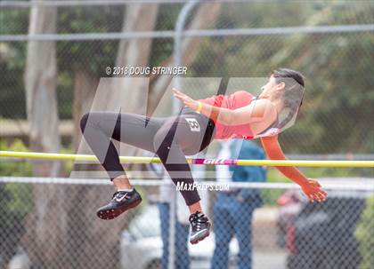 Thumbnail 1 in CIF NCS Bay Shore Area Track Meet (Girls Track and Field) photogallery.
