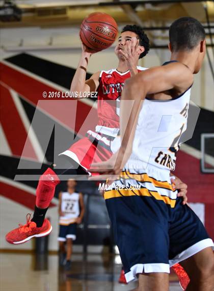 Thumbnail 3 in Rancho Christian vs. Orange Lutheran (Battlezone Tournament) photogallery.