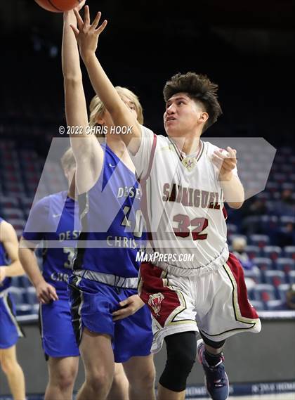Thumbnail 2 in Desert Christian vs San Miguel (MLK Basketball Classic) photogallery.