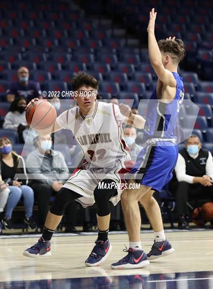 Thumbnail 3 in Desert Christian vs San Miguel (MLK Basketball Classic) photogallery.