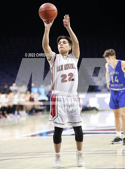 Thumbnail 2 in Desert Christian vs San Miguel (MLK Basketball Classic) photogallery.