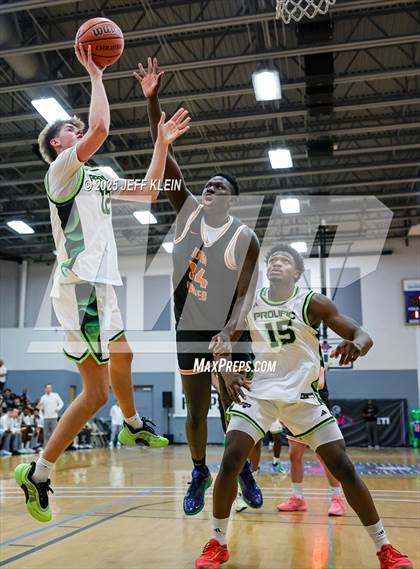 Thumbnail 1 in Iowa United vs Prolific Prep (Made Hoops - Miami Tip-Off) photogallery.