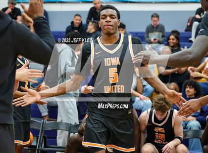 Thumbnail 2 in Iowa United vs Prolific Prep (Made Hoops - Miami Tip-Off) photogallery.