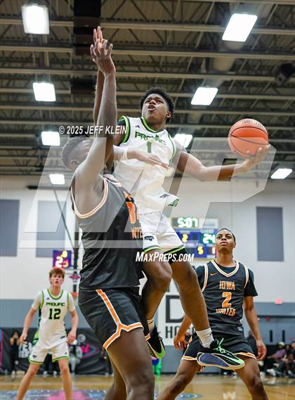 Thumbnail 3 in Iowa United vs Prolific Prep (Made Hoops - Miami Tip-Off) photogallery.