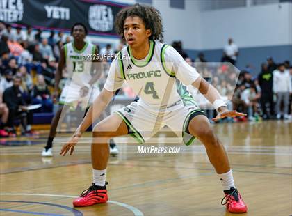 Thumbnail 2 in Iowa United vs Prolific Prep (Made Hoops - Miami Tip-Off) photogallery.