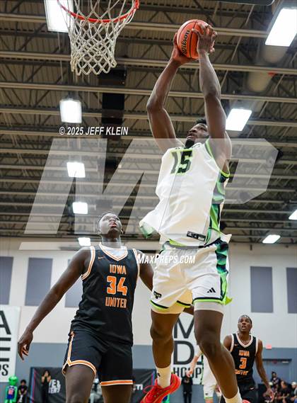 Thumbnail 3 in Iowa United vs Prolific Prep (Made Hoops - Miami Tip-Off) photogallery.