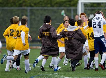 Thumbnail 2 in West vs Loyola (CIF SS Playoffs) photogallery.