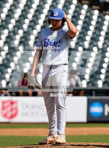 Thumbnail 2 in London vs. Brock (UIL 3A Baseball Semifinal) photogallery.