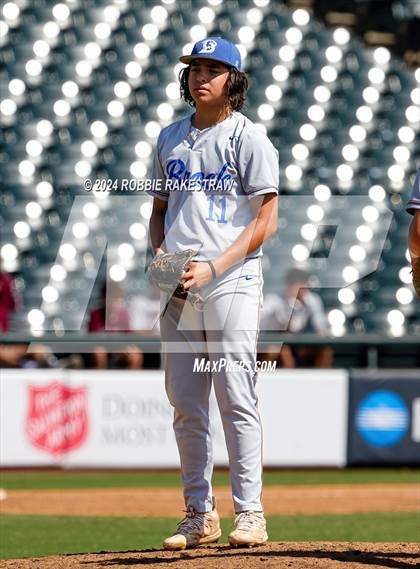 Thumbnail 3 in London vs. Brock (UIL 3A Baseball Semifinal) photogallery.