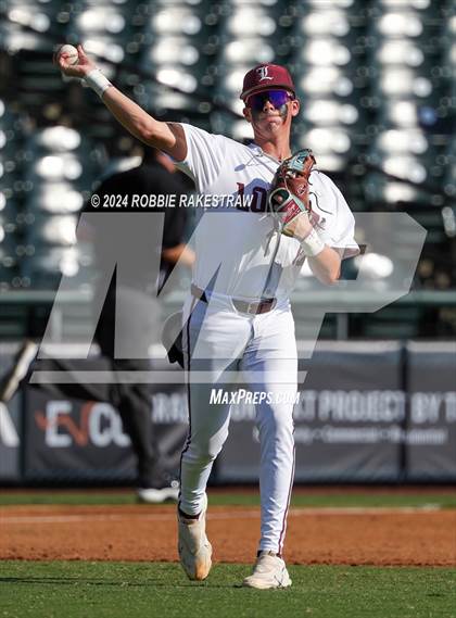 Thumbnail 3 in London vs. Brock (UIL 3A Baseball Semifinal) photogallery.