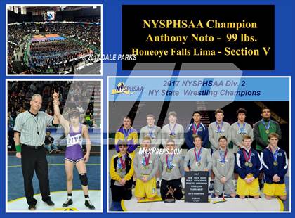 Thumbnail 3 in NYSPHSAA Wrestling Championships (Division 2 Awards & Podiums) photogallery.