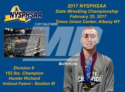 Thumbnail 1 in NYSPHSAA Wrestling Championships (Division 2 Awards & Podiums) photogallery.